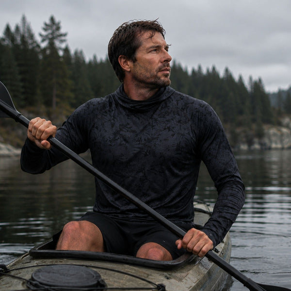 Black Shadow Active™ | UPF 50+ Anti-Insect Sun Hoodie