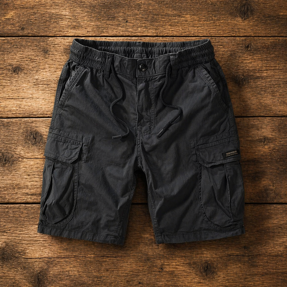 Liam | Drawstring Cargo Shorts